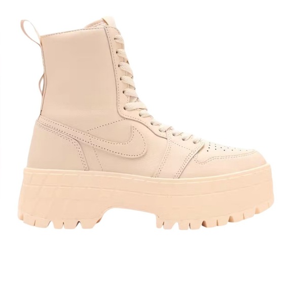 Nike Air Jordan 1 Brooklyn High Top Chunky Platform Leather Boot Size 9.5 New - Picture 3 of 12